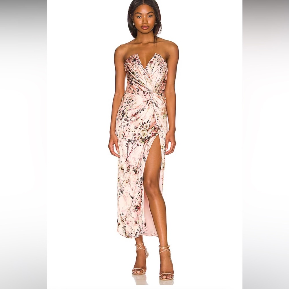 Katie May Come On Home Dress in Pink Botanical